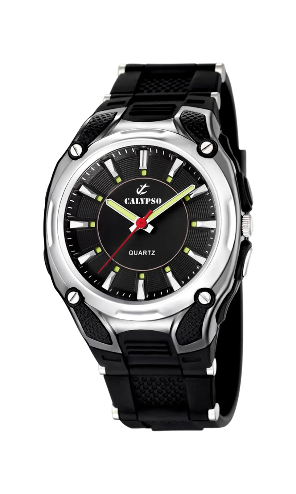 Calypso Basic K5560/2 orologio uomo gomma nero