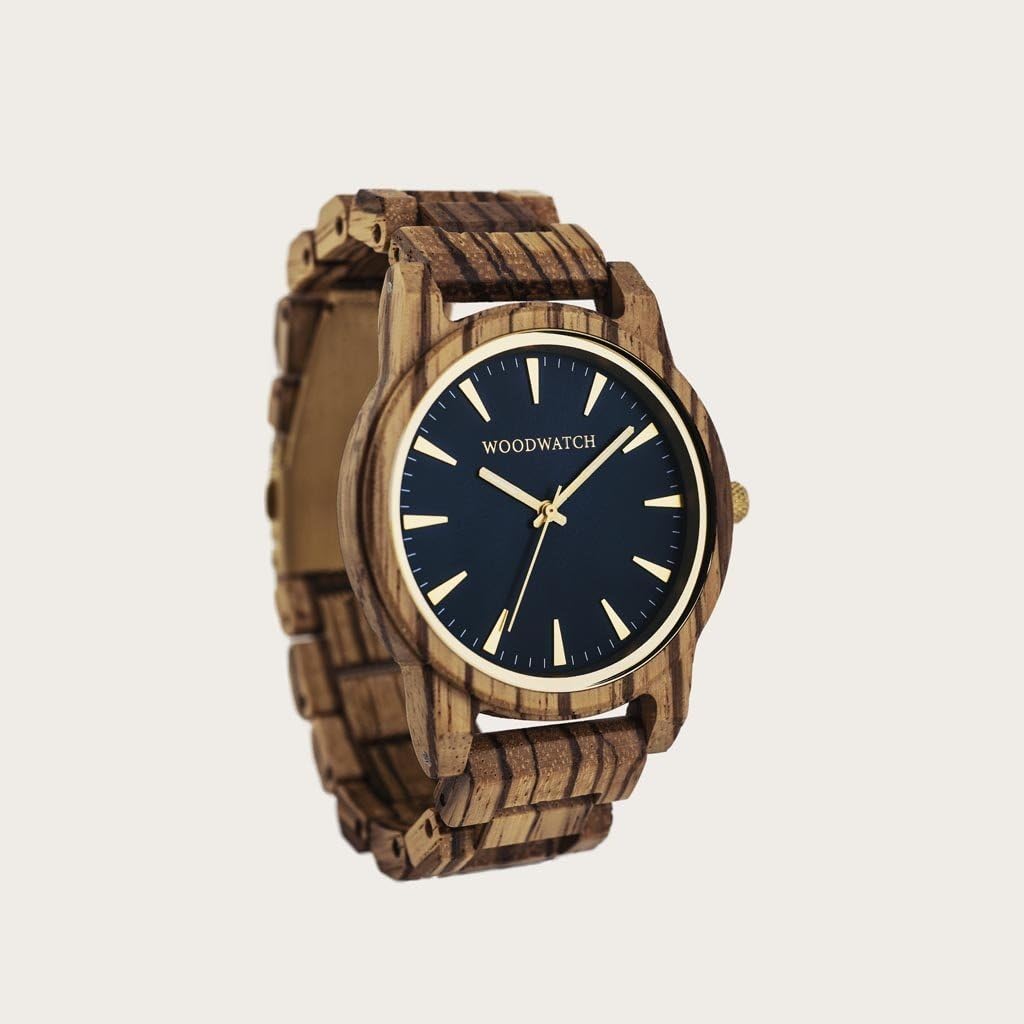 WoodWatch Classic Hyde Zebra orologio legno quarzo uomo