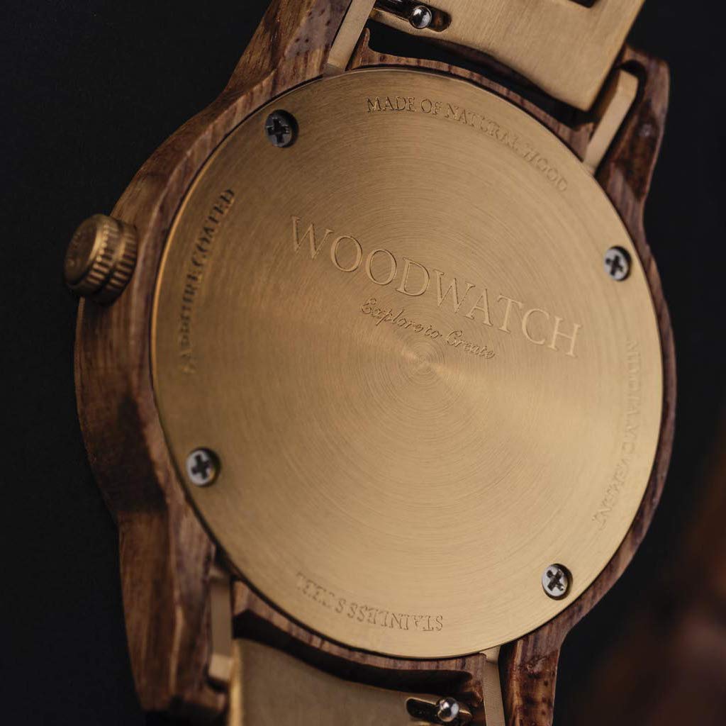 WoodWatch Classic Sailor Pecan Orologio Legno Fase Luna