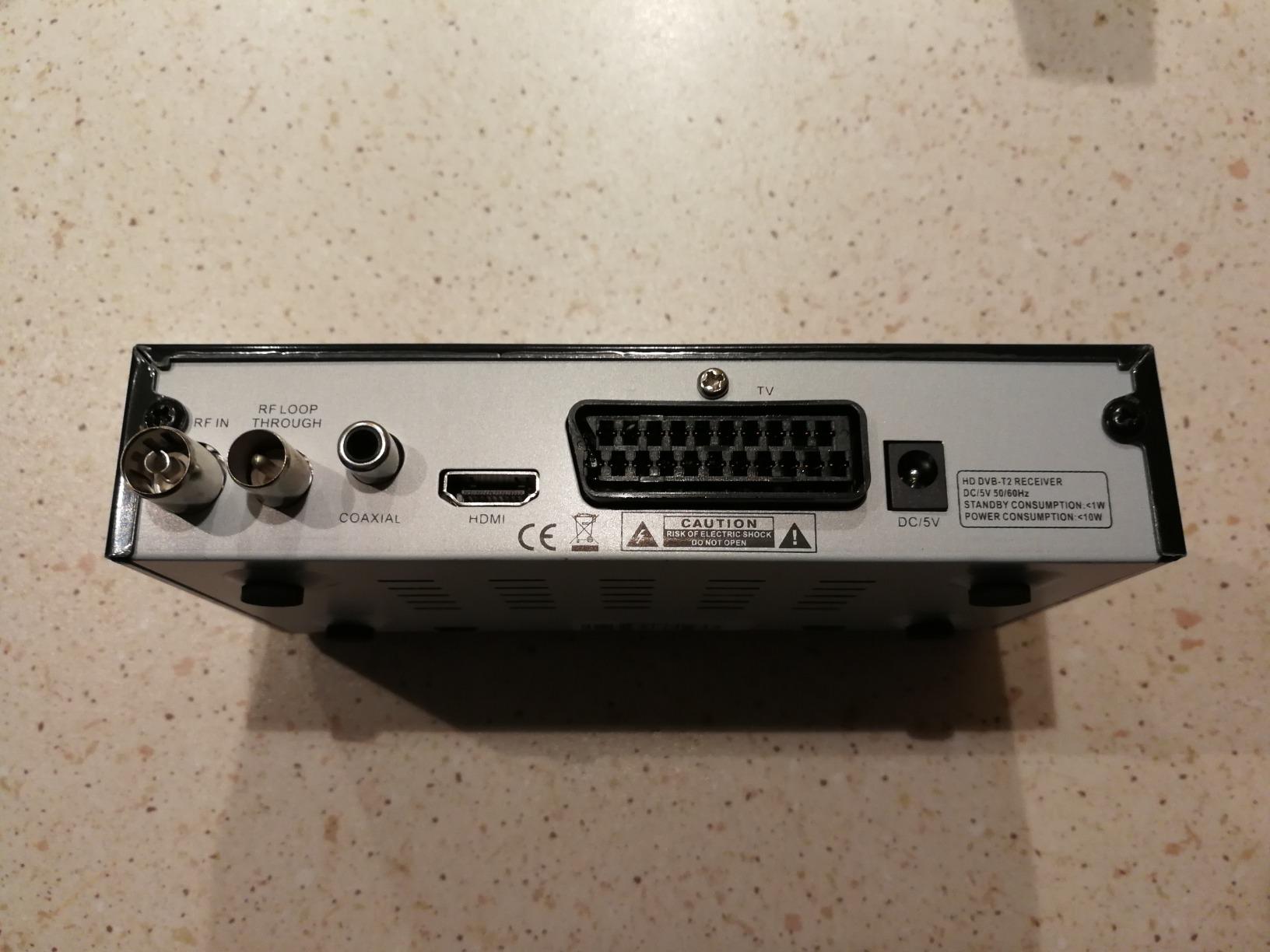 Strom 504 A+ decoder digitale terrestre DVB-T2 nero