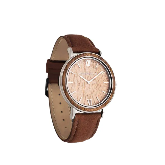 WoodWatch Classic Acacia Pecan orologio legno marrone 40 mm