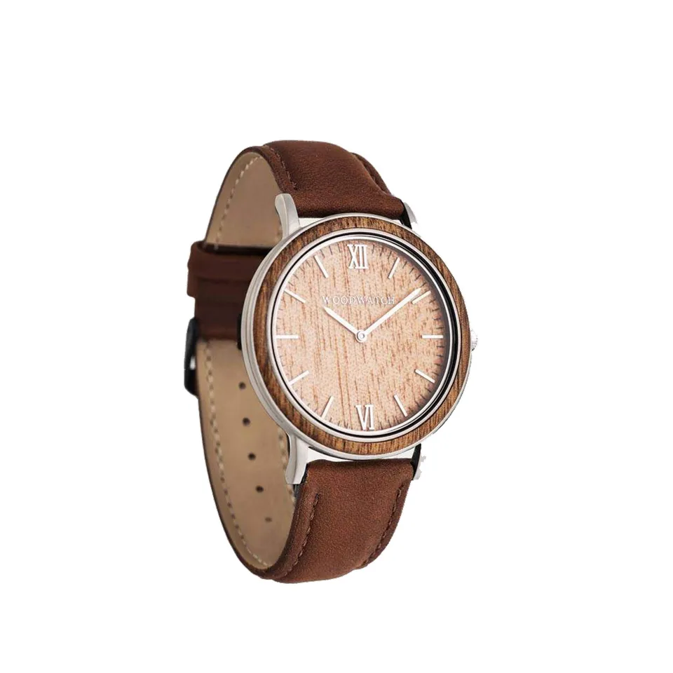 WoodWatch Classic Acacia Pecan orologio legno marrone 40 mm
