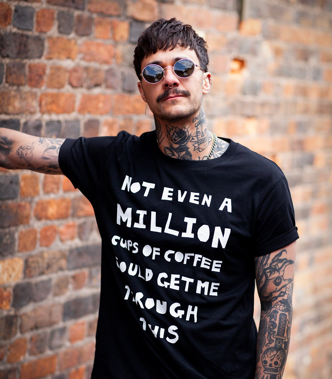 Mr Jones Watches Monday t-shirt maglietta cotone nera taglia M