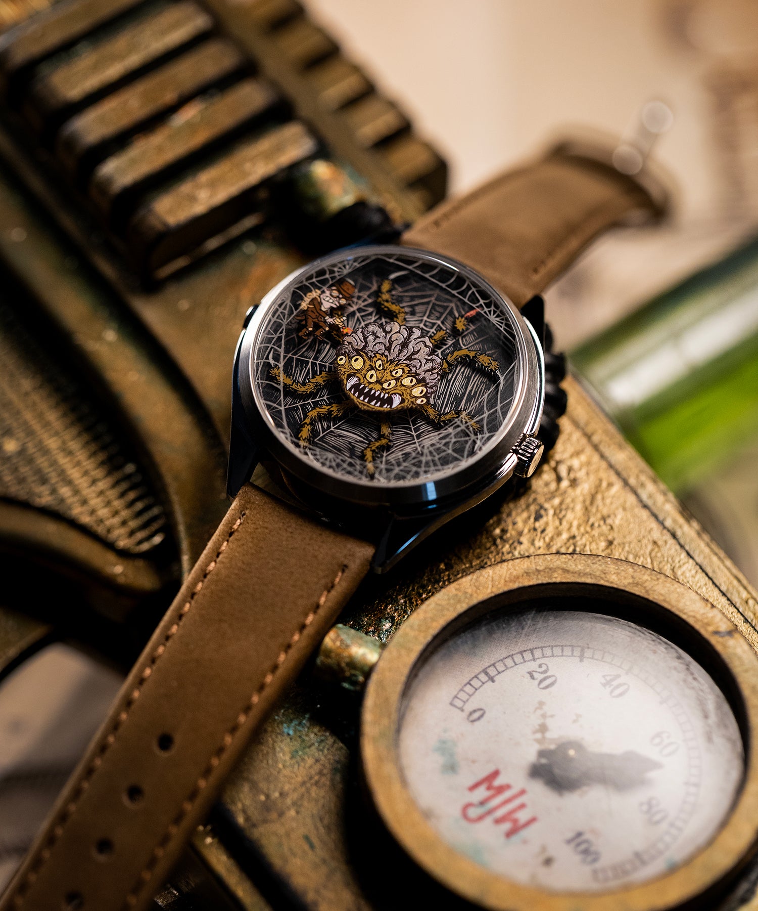 Mr Jones Monster Melter 1904 orologio rame pelle