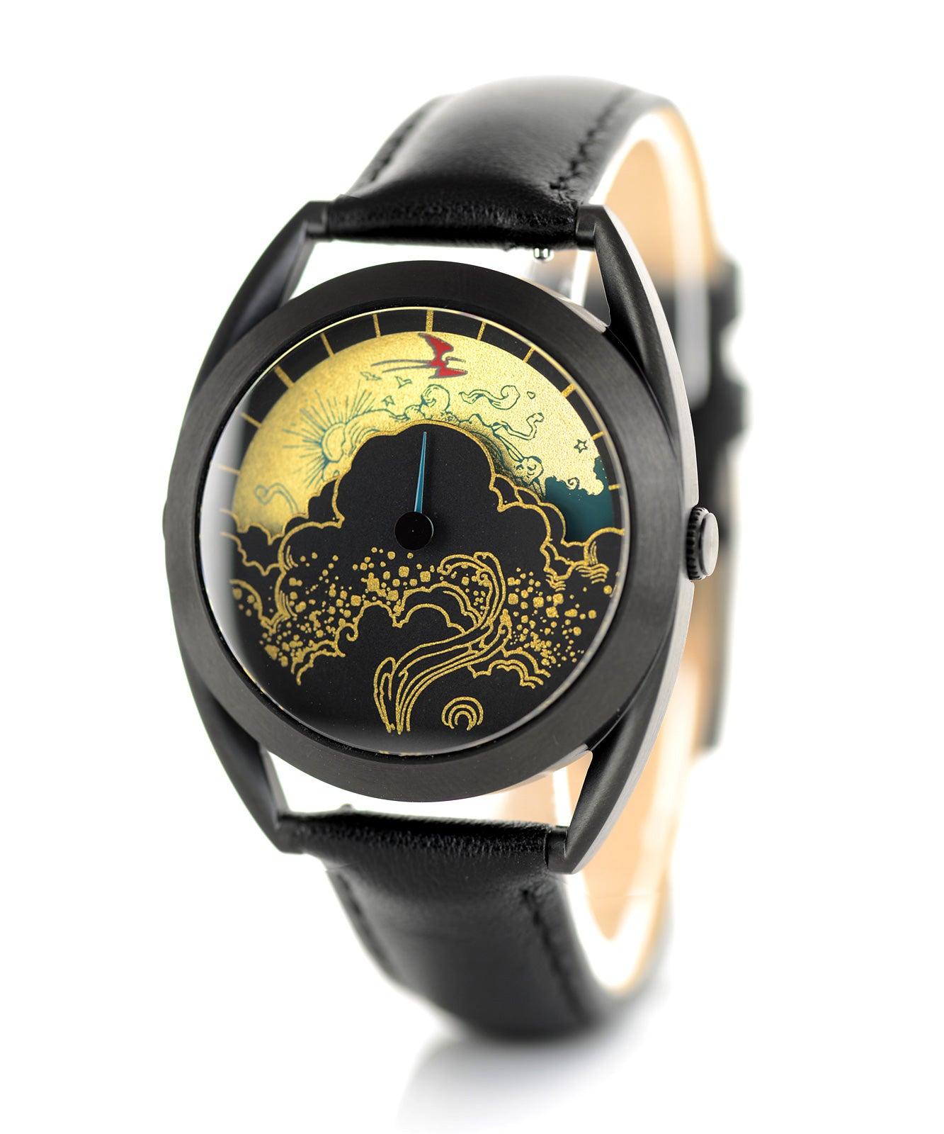 Mr Jones Paper Crane orologio da polso foglia oro 22ct