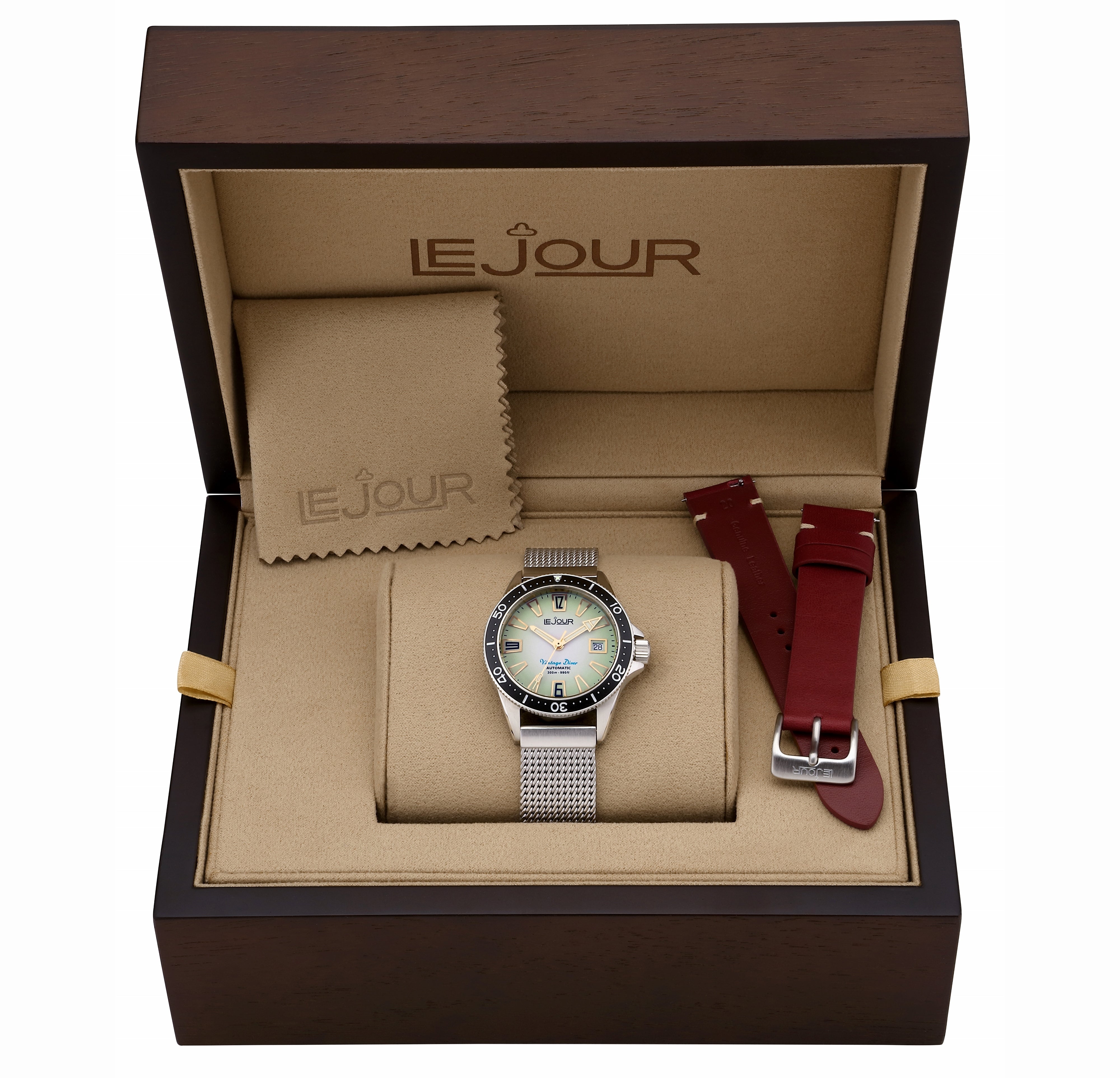 LeJour Vintage Diver LJ-VDS-004 orologio set 40mm