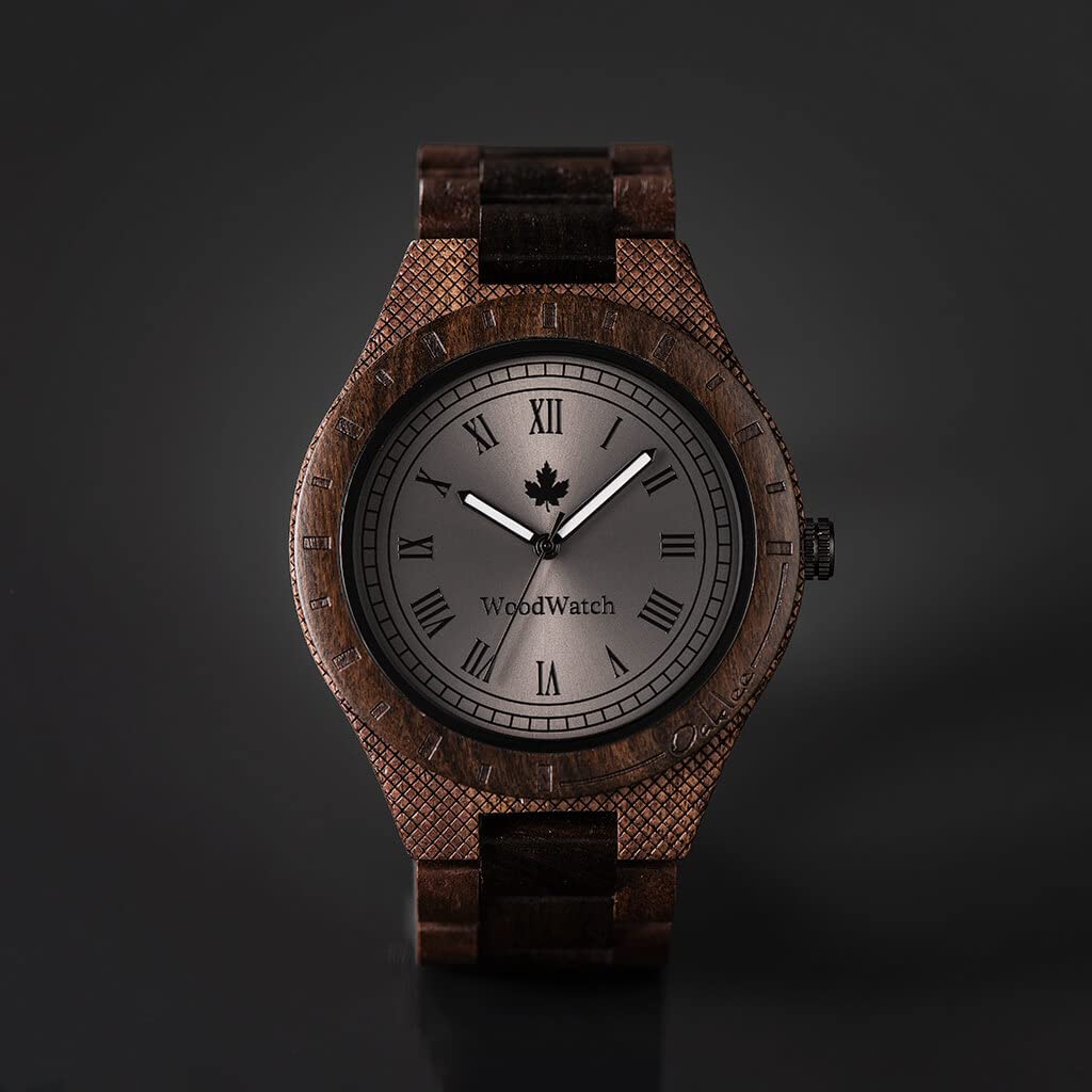 WoodWatch Classic Oaklee orologio legno uomo noce sandalo