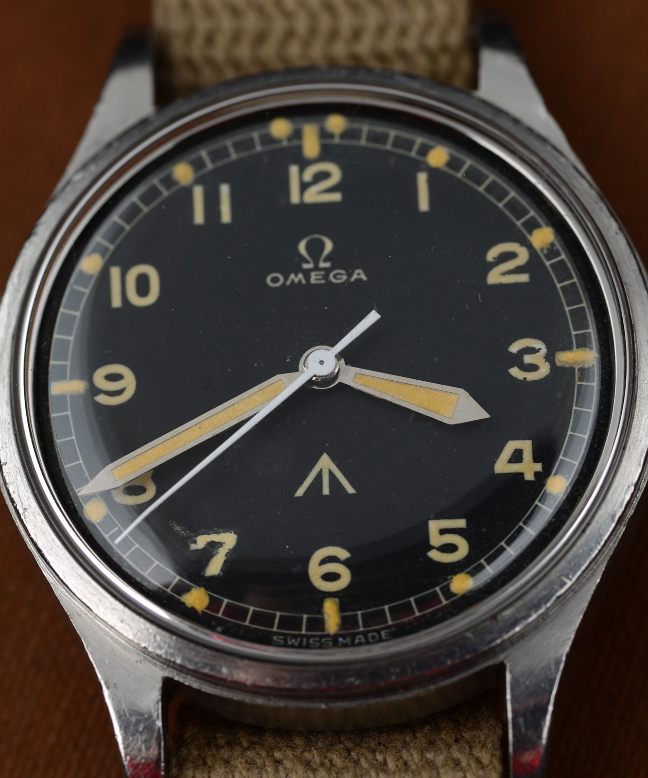 Omega 6B/542 orologio militare acciaio RAF 1956