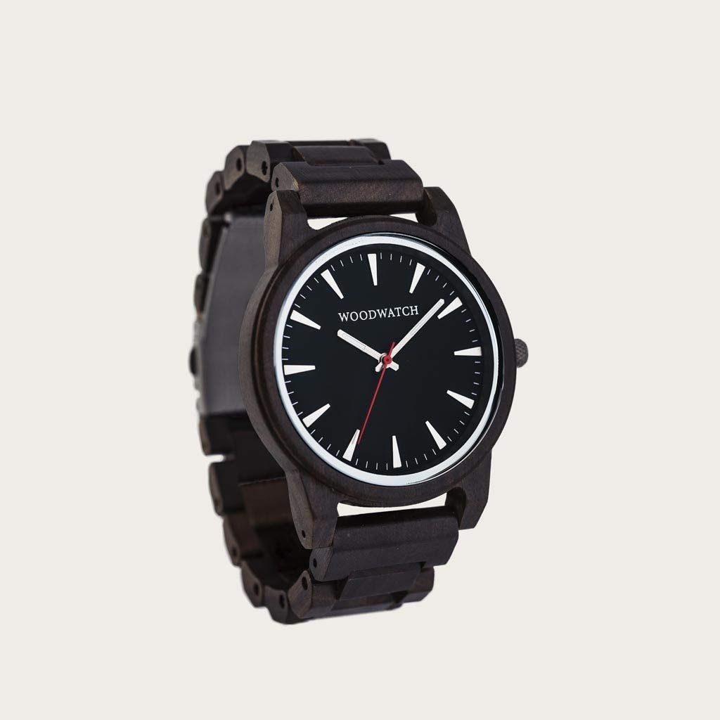 WoodWatch Classic Cypher Sandal Orologio Legno 45 mm