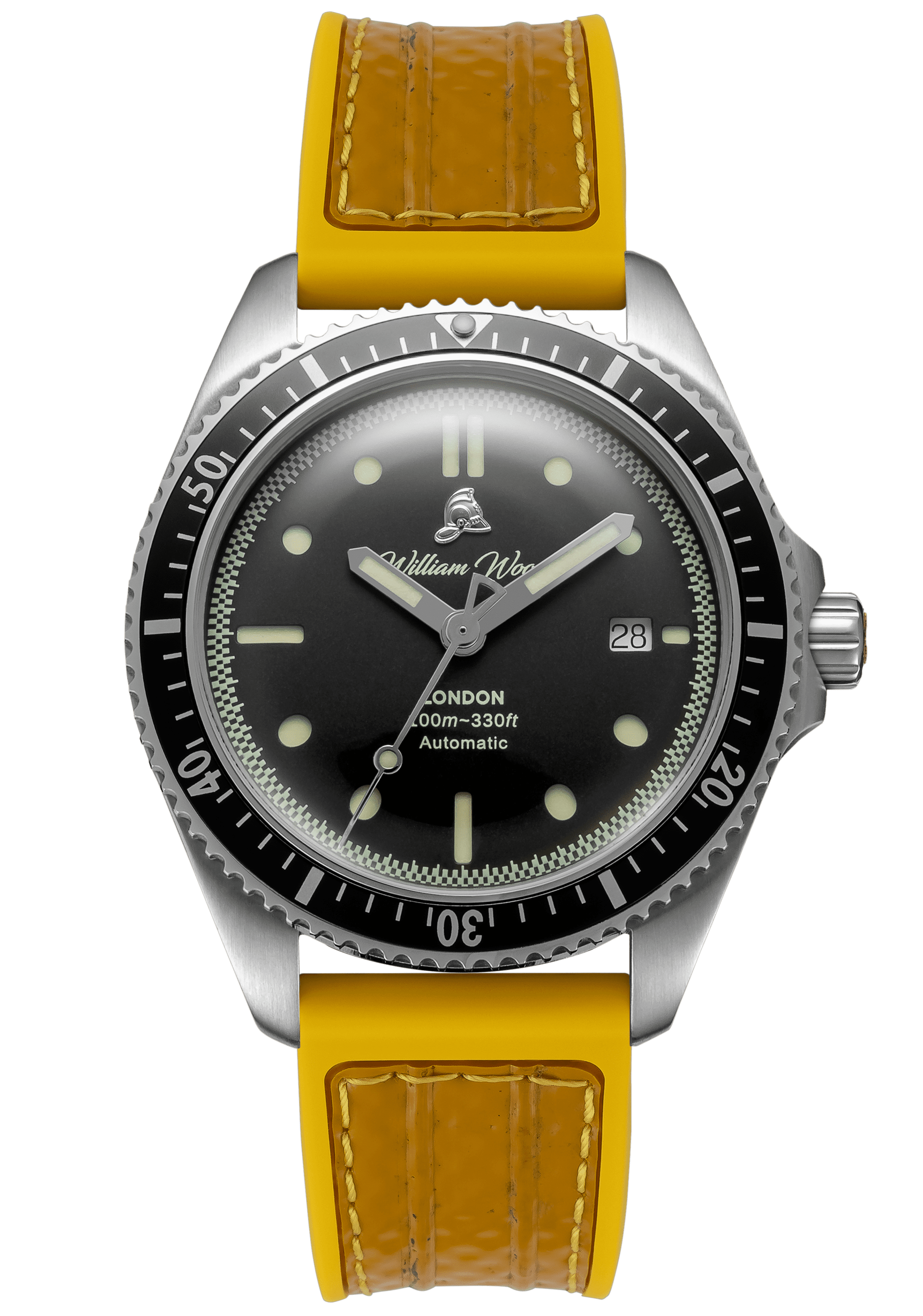 William Wood Valiant Black Orologio Acciaio Black Fire Hose