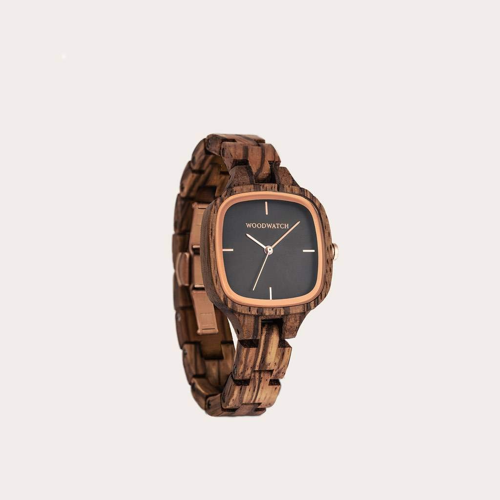 Woodwatch City City of Lights orologio donna legno quadrato