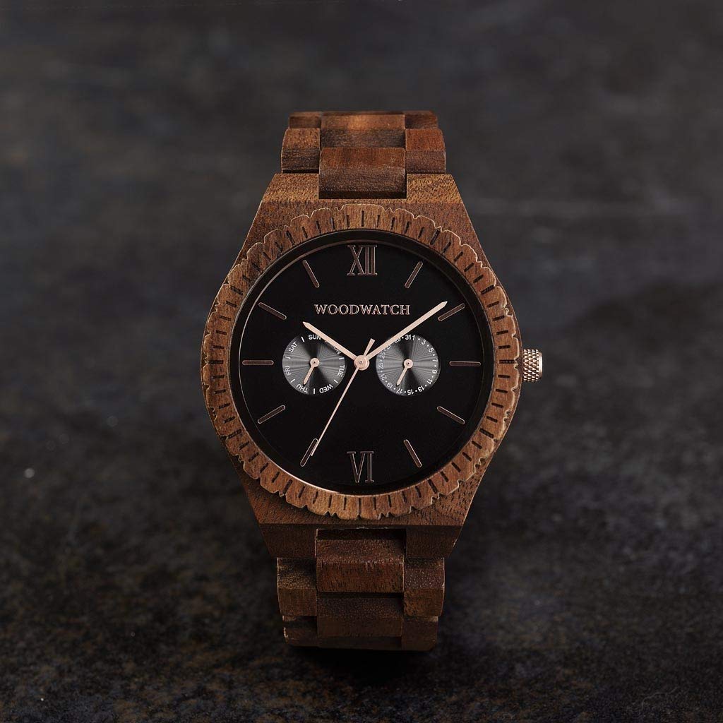 WoodWatch Classic Dark Orion orologio acacia nero