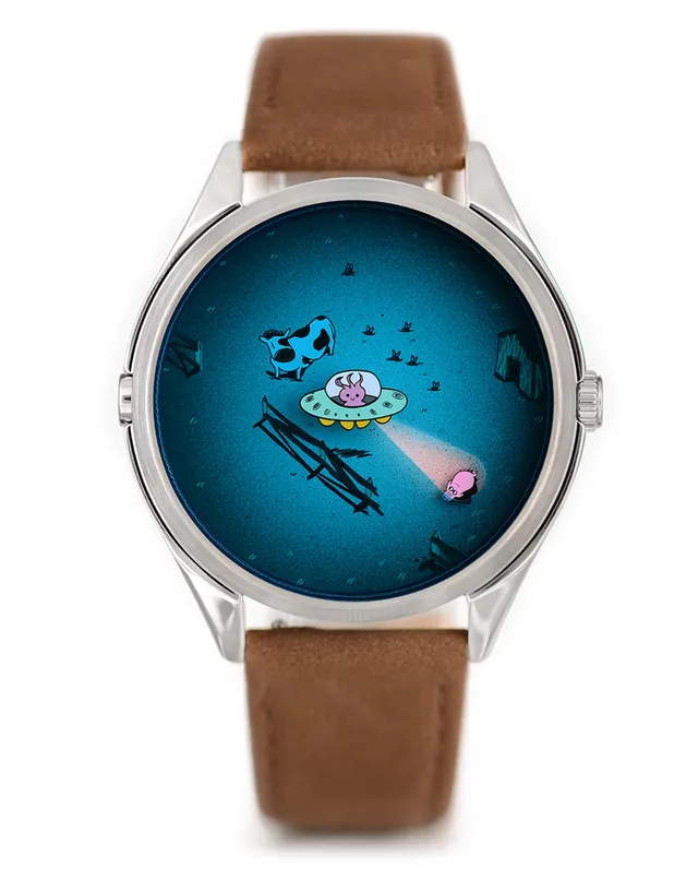 Mr Jones Beam me up! orologio quarzo 37mm argento UFO