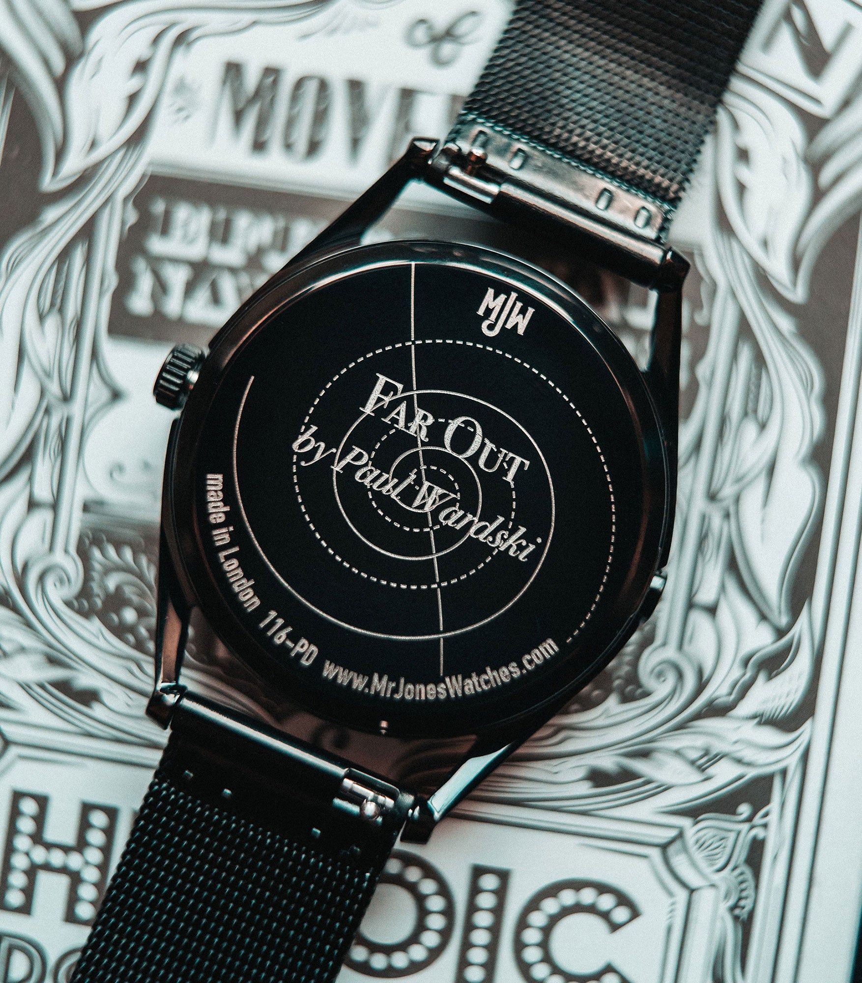 Mr Jones Far Out orologio Marte lune quarzo uomo