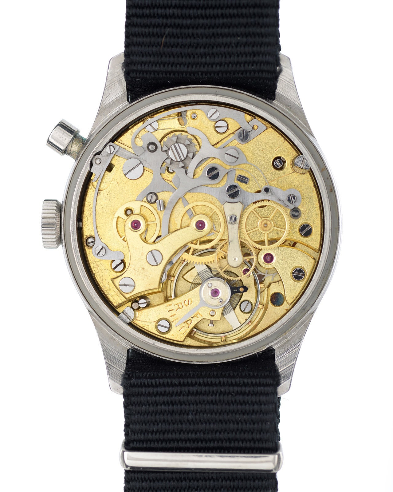 Mr Jones Vintage Lemania HS9 orologio cronografo 38mm