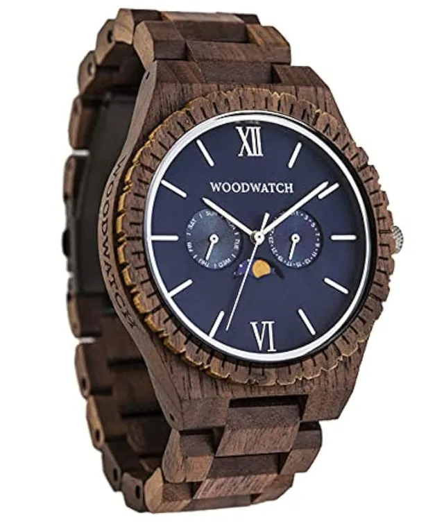 WoodWatch Classic Neptune orologio legno 47 mm uomo