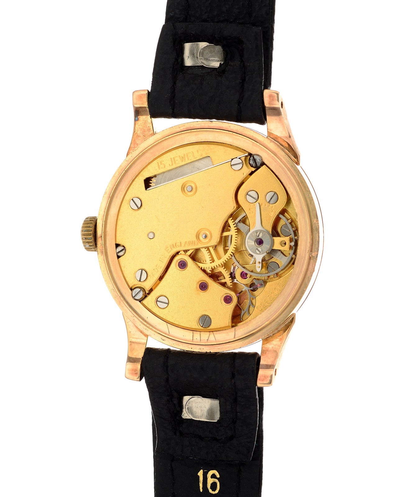 Smiths Deluxe A504 orologio vintage oro rosa 32mm