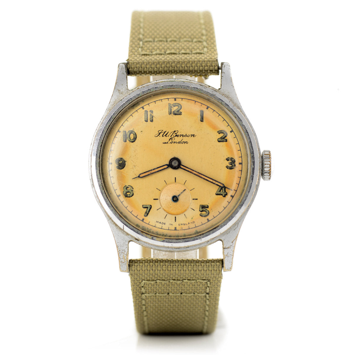 Mr Jones Watches Vintage Smiths Benson Everest orologio 33mm pelle