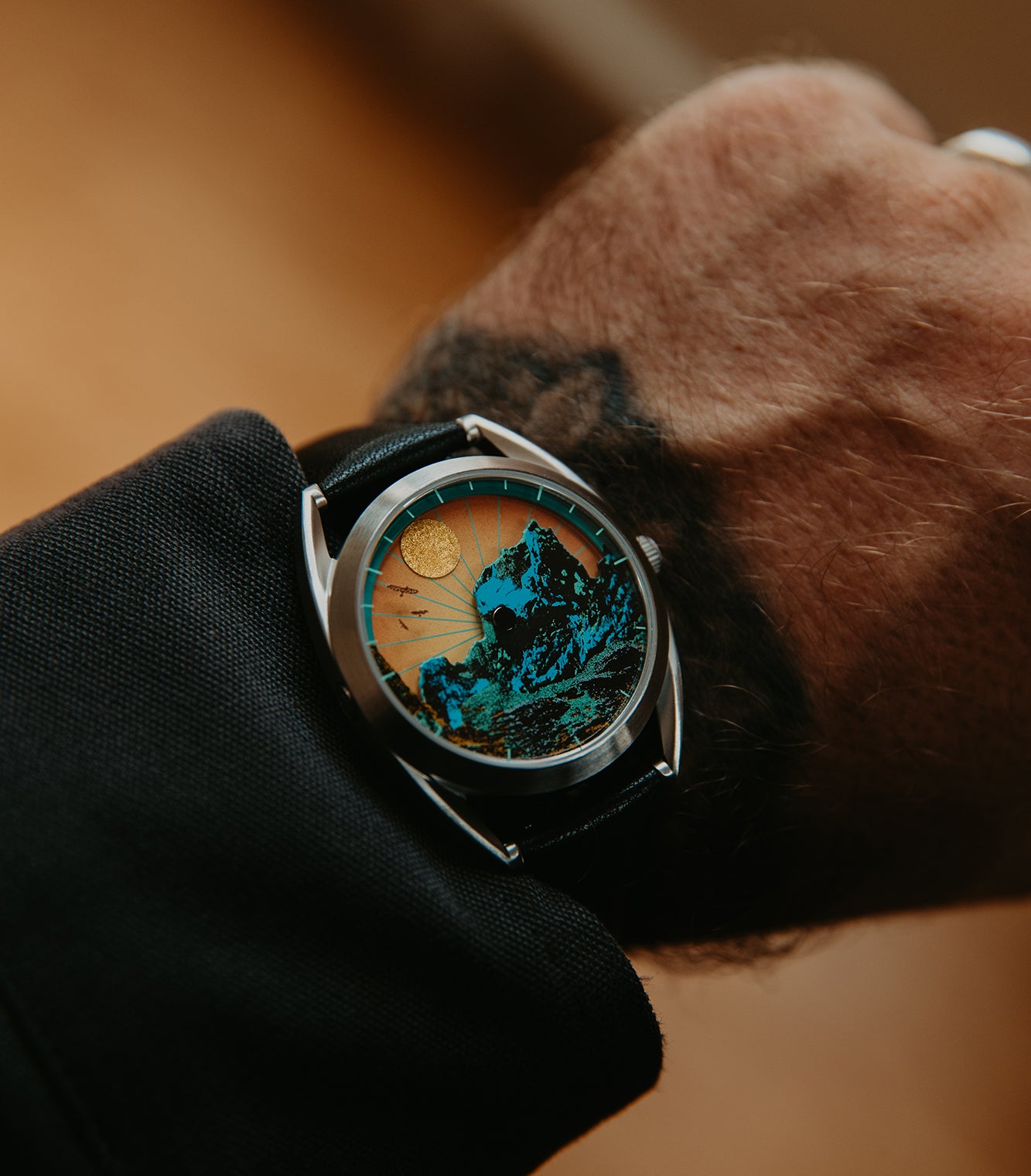 Mr Jones Silver Moon Cuillin Skye orologio edizione limitata oro luna