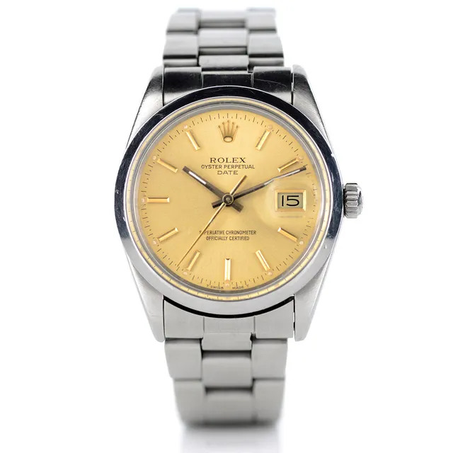 Rolex Date orologio automatico acciaio 34mm 1987