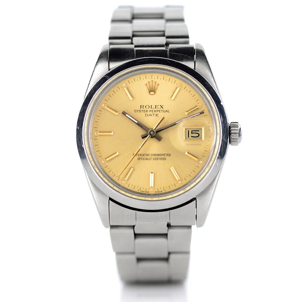 Rolex Date orologio automatico acciaio 34mm 1987