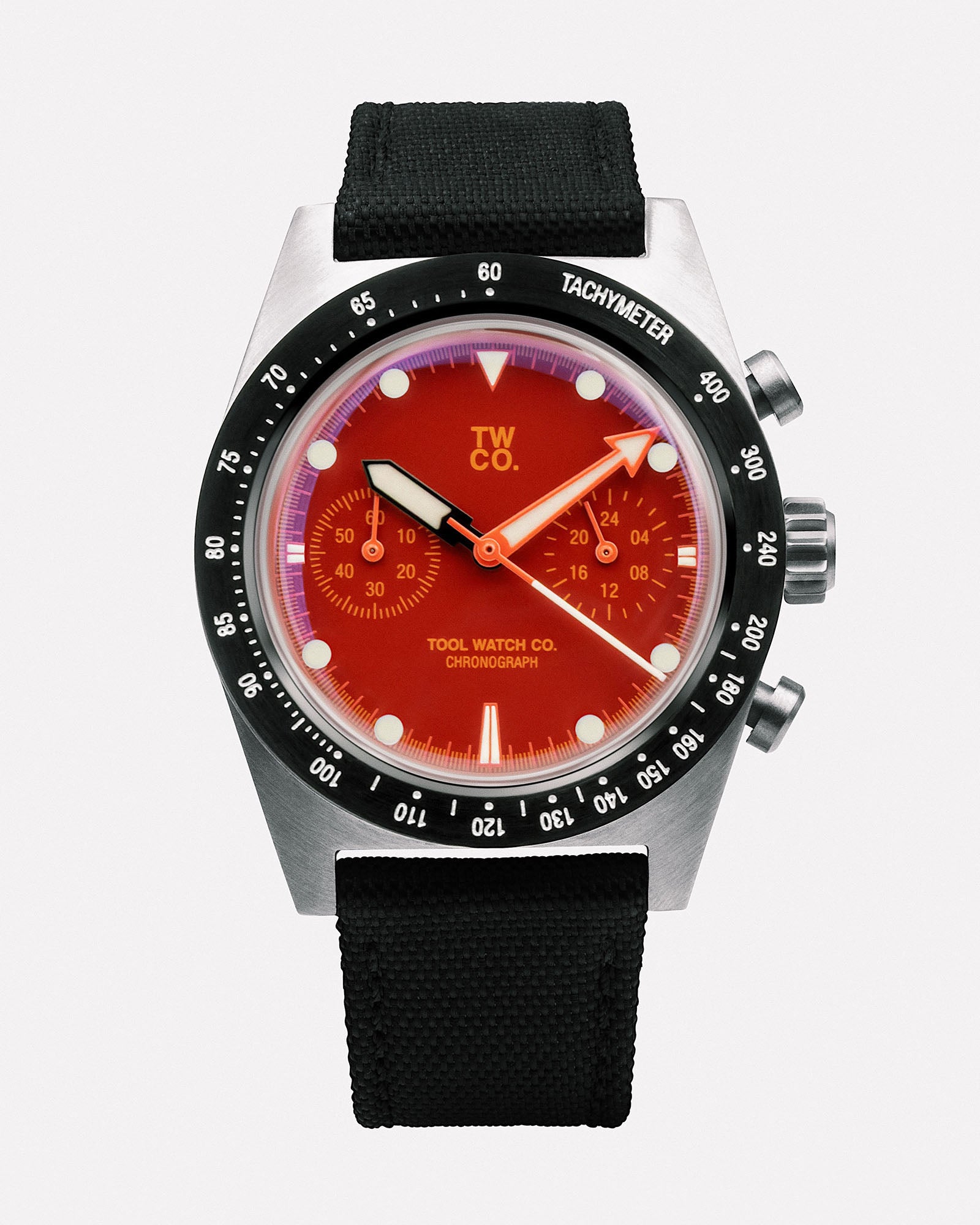 Tool Watch Co. Chroma Chronograph orologio arancione Orange