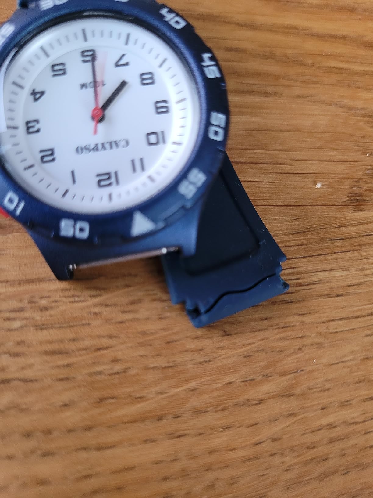 Calypso Basic orologio uomo analogico gomma blu scuro 10 bar