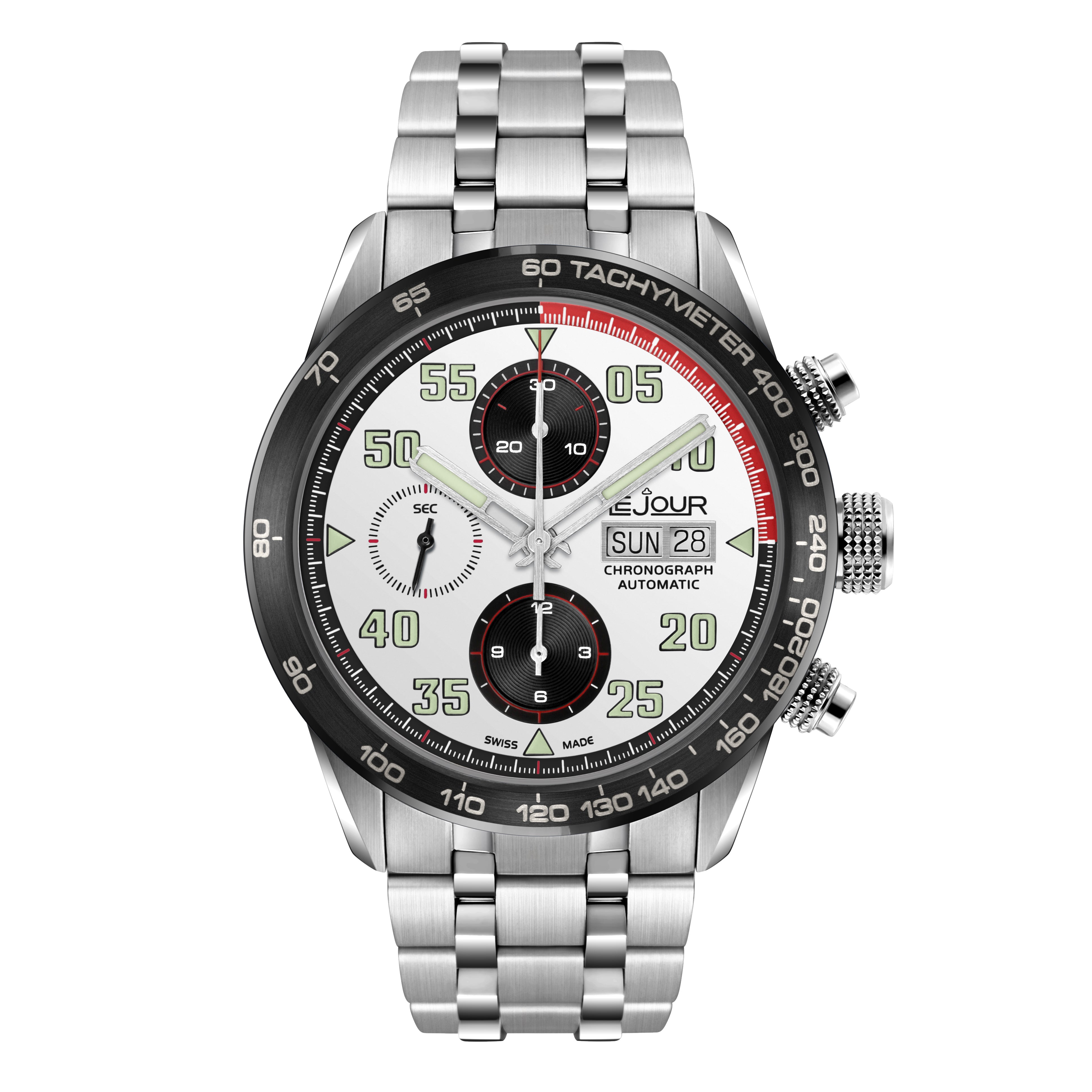 LeJour RD Chrono LJ-RD-006 orologio cronografo bianco 42 mm