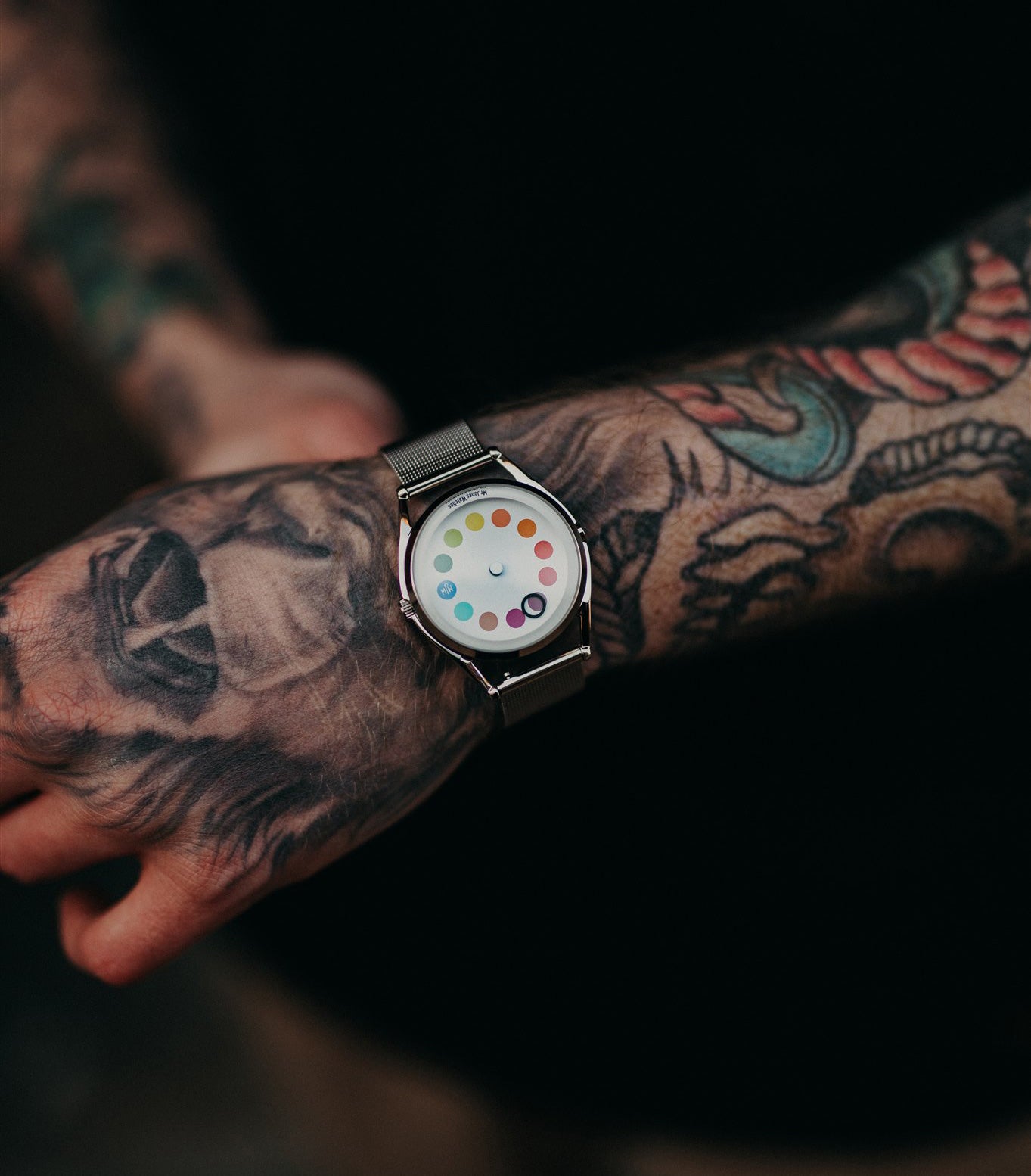 Mr Jones Cyclops orologio design senza lancette