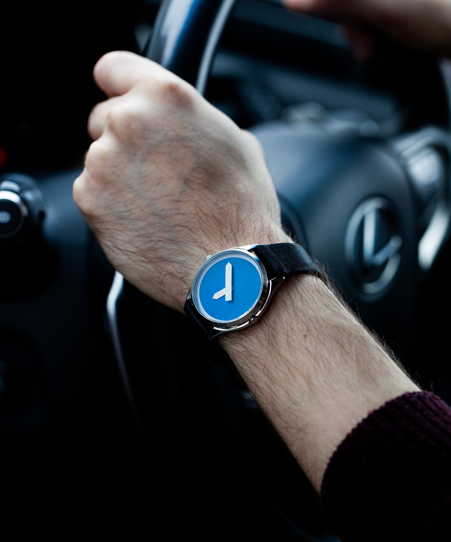 Mr Jones M1 orologio quarzo 37mm cinturino seat-belt