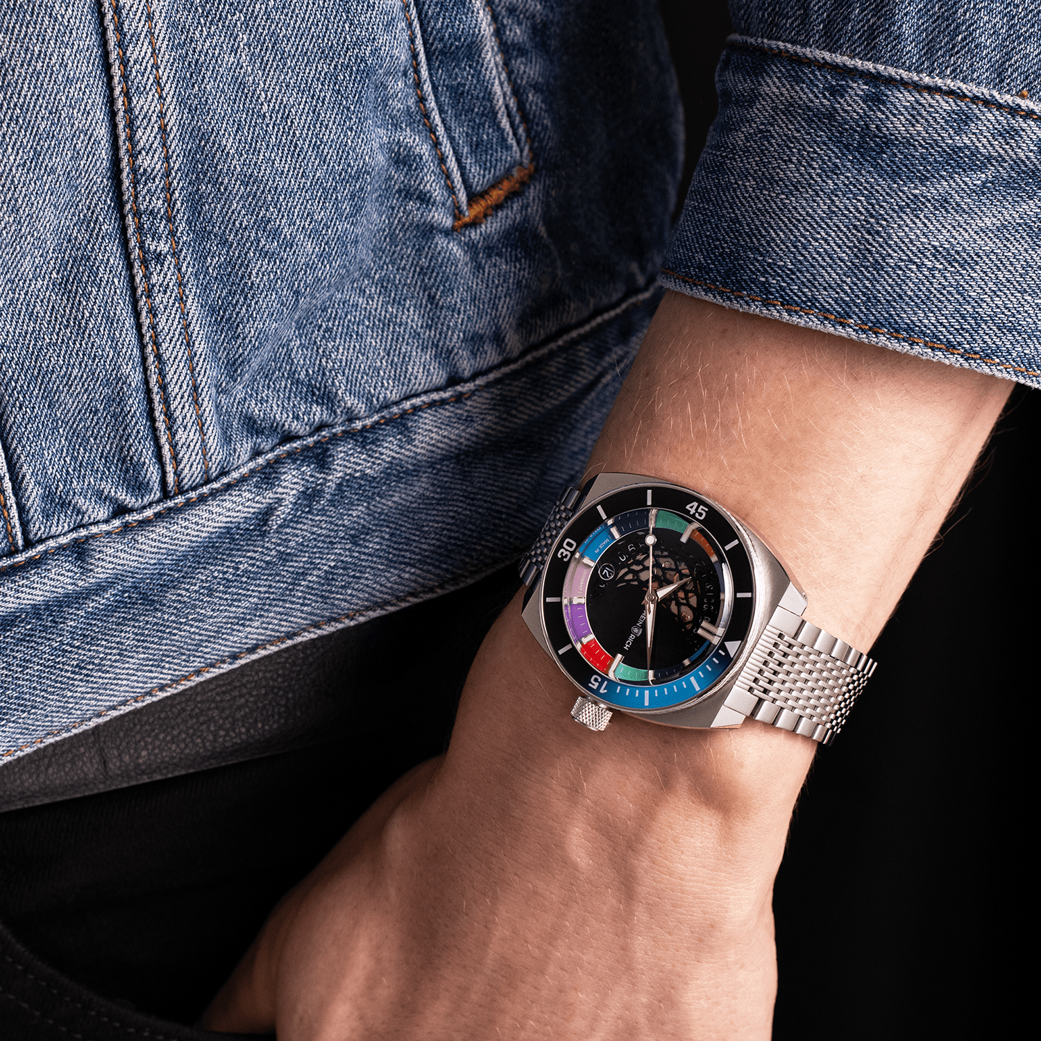 Heinrich Taucher Jeroo Edition orologio FKM nero edizione limitata