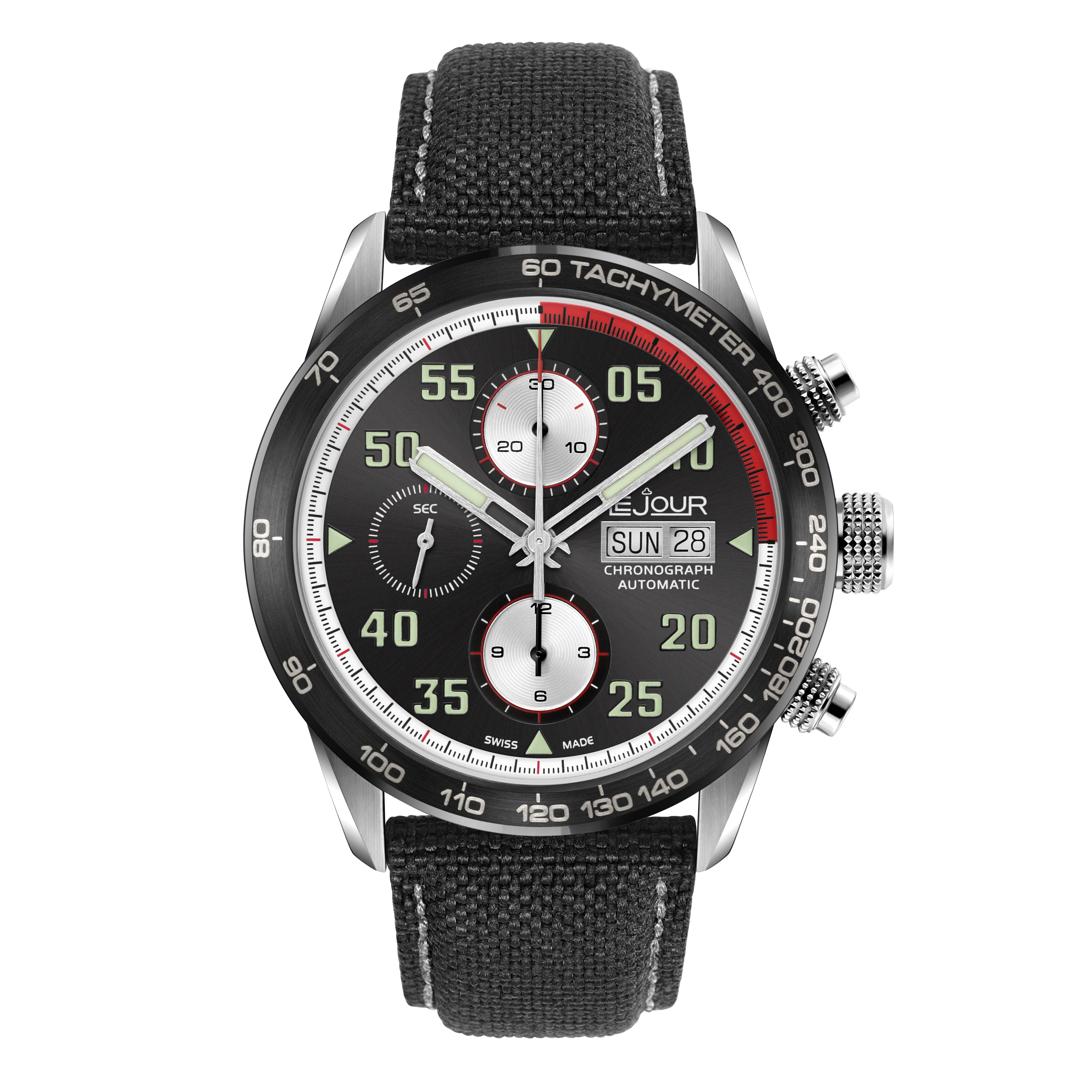 LeJour RD Chrono LJ-RD-002 orologio cronografo nero 42 mm
