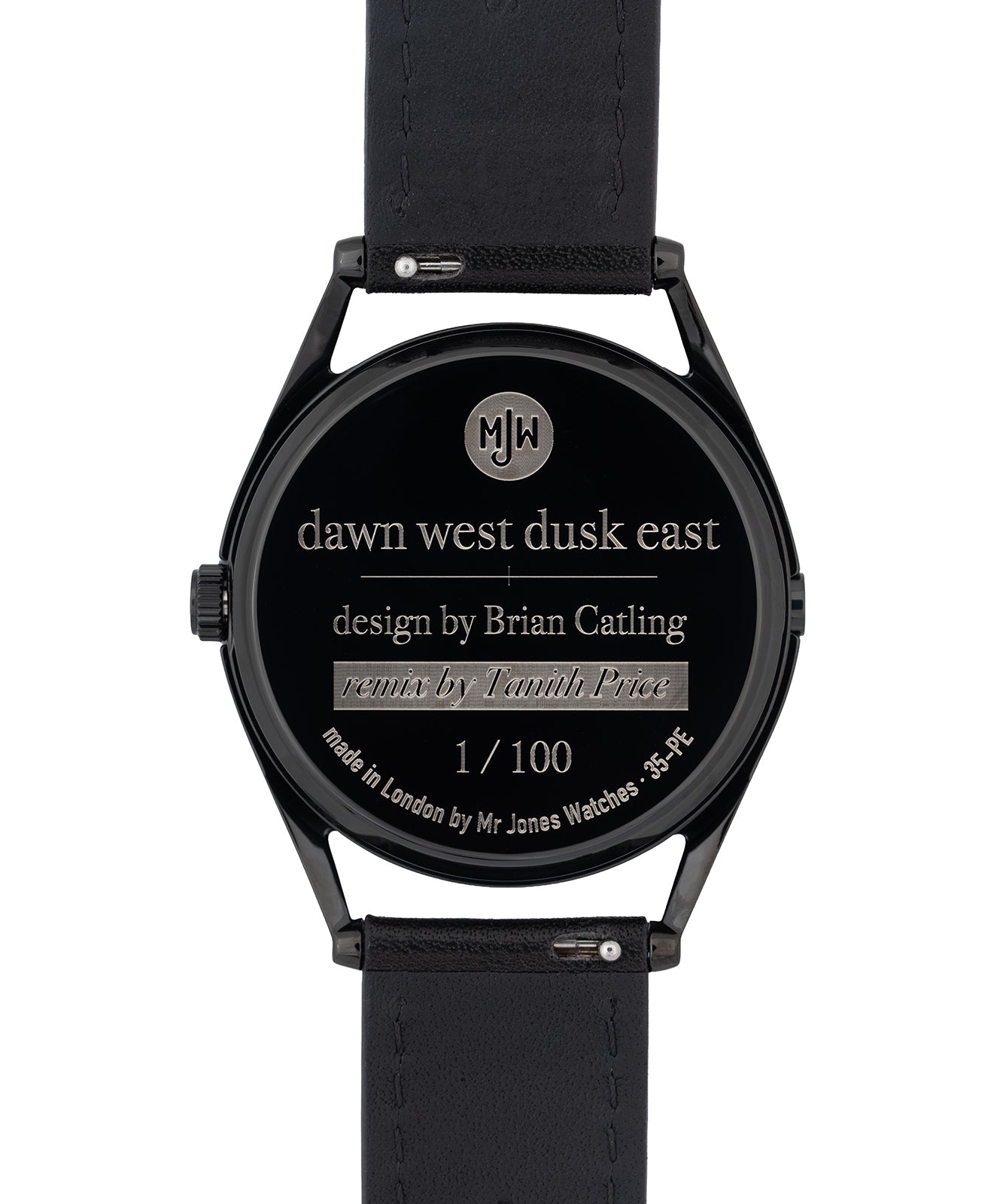 Mr Jones Printers Edition Dawn West Dusk East orologio luna colorata