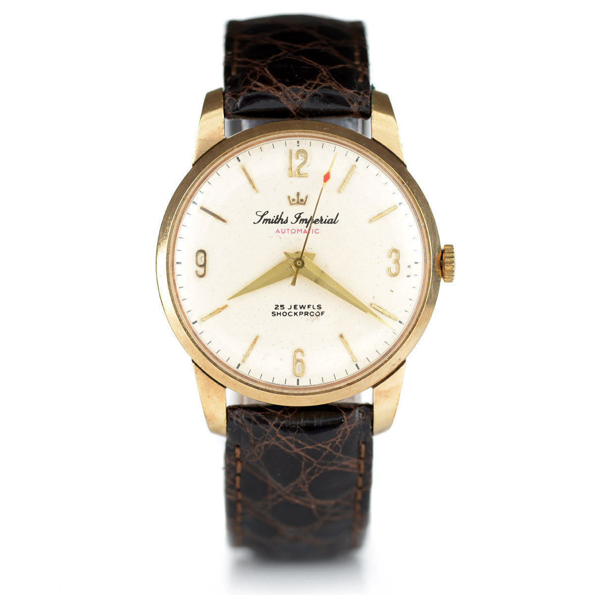 Smiths Imperial Automatic orologio vintage oro 9 carati 1961