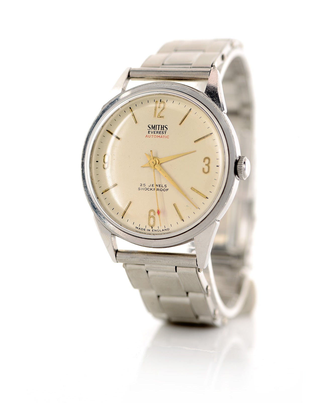Smiths Everest automatico orologio acciaio bracciale