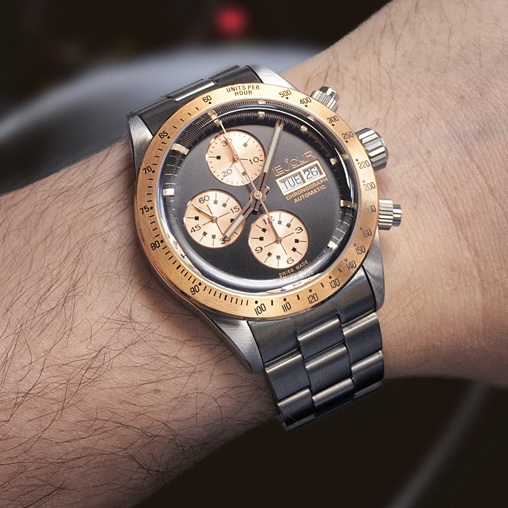 LeJour CM Chrono LJ-CM-006 orologio automatico acciaio