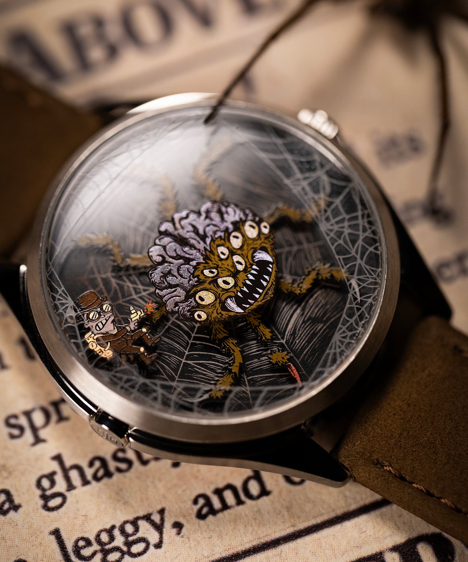 Mr Jones Monster Melter 1904 orologio rame pelle