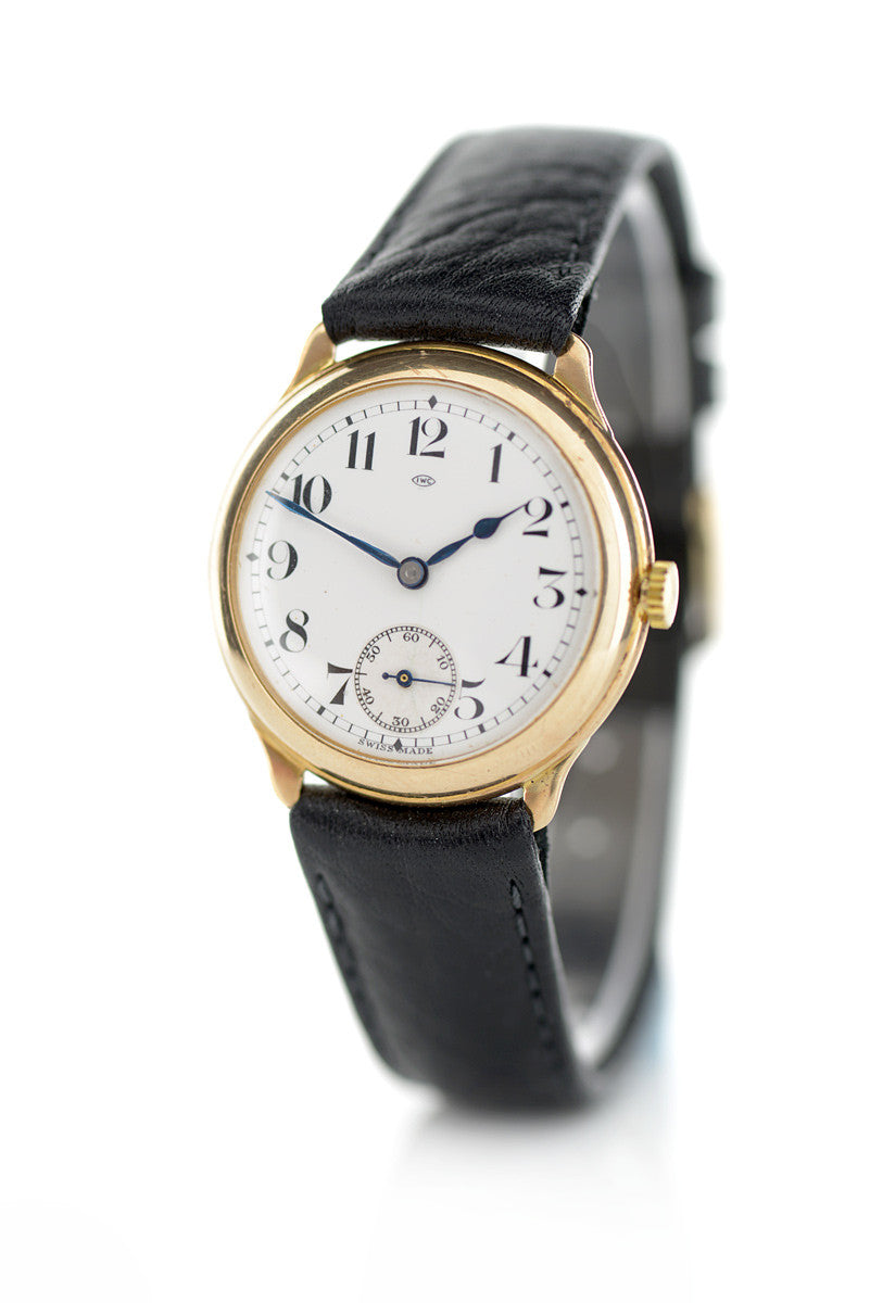Mr Jones IWC orologio oro vintage anni 30 carica manuale