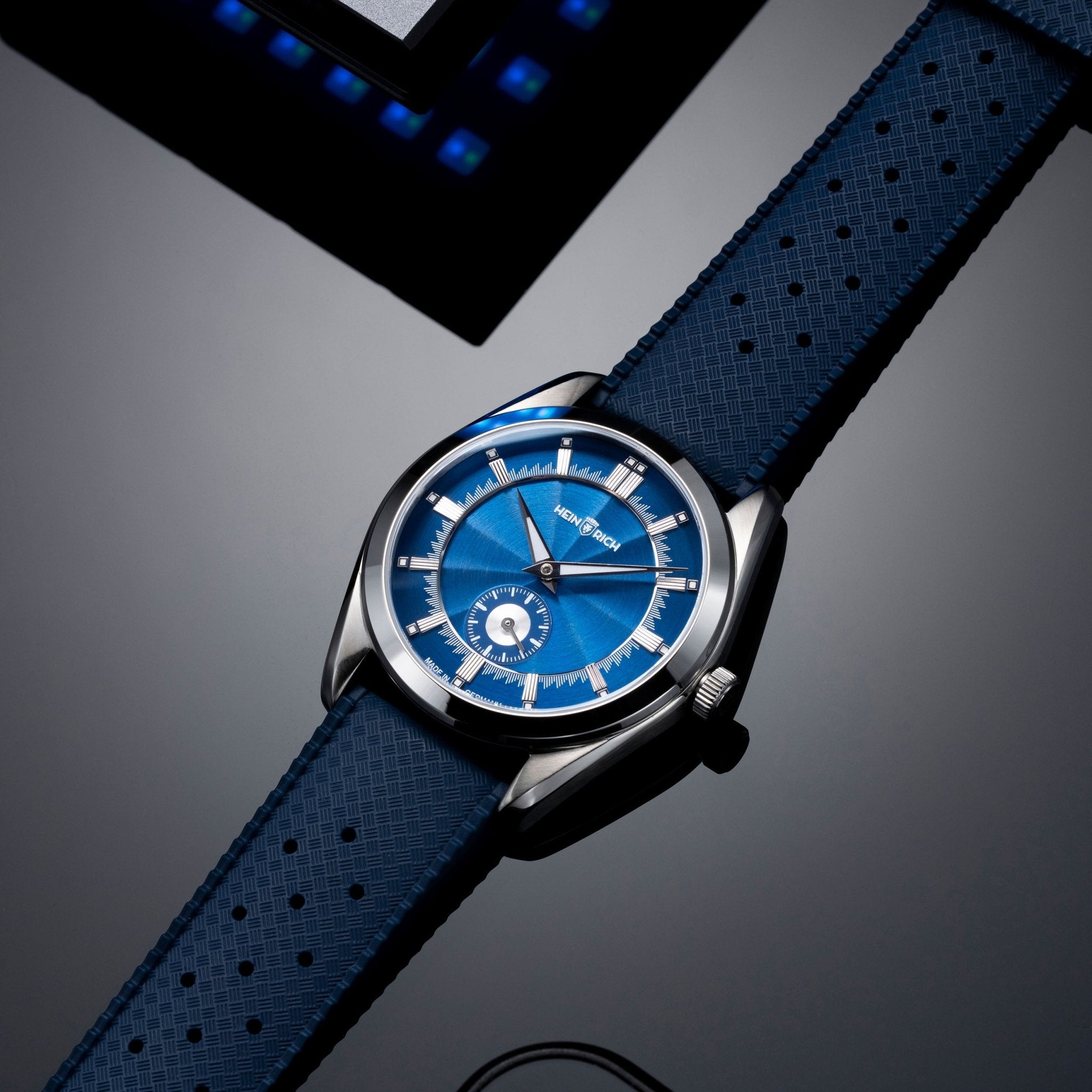 Heinrich Radiance orologio acciaio verde elegante