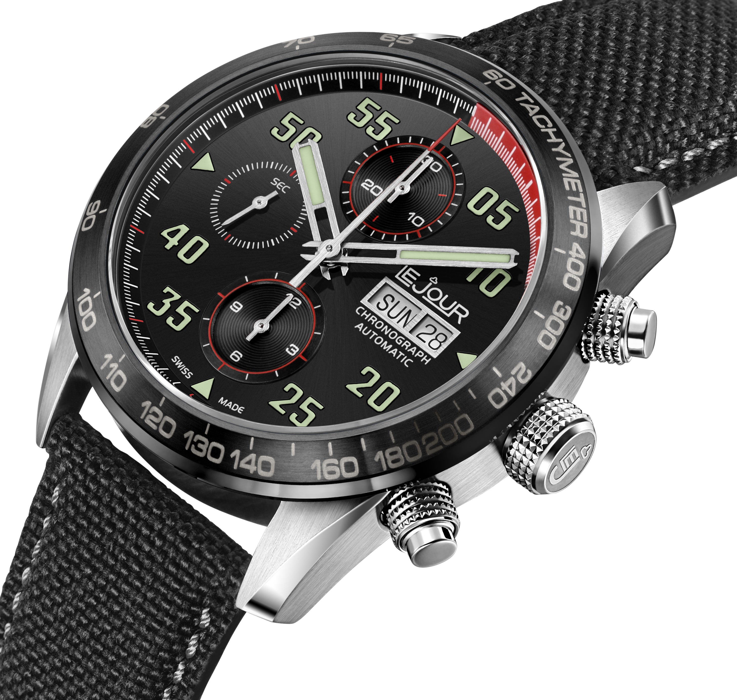 LeJour RD Chrono LJ-RD-001 orologio cronografo nero automatico