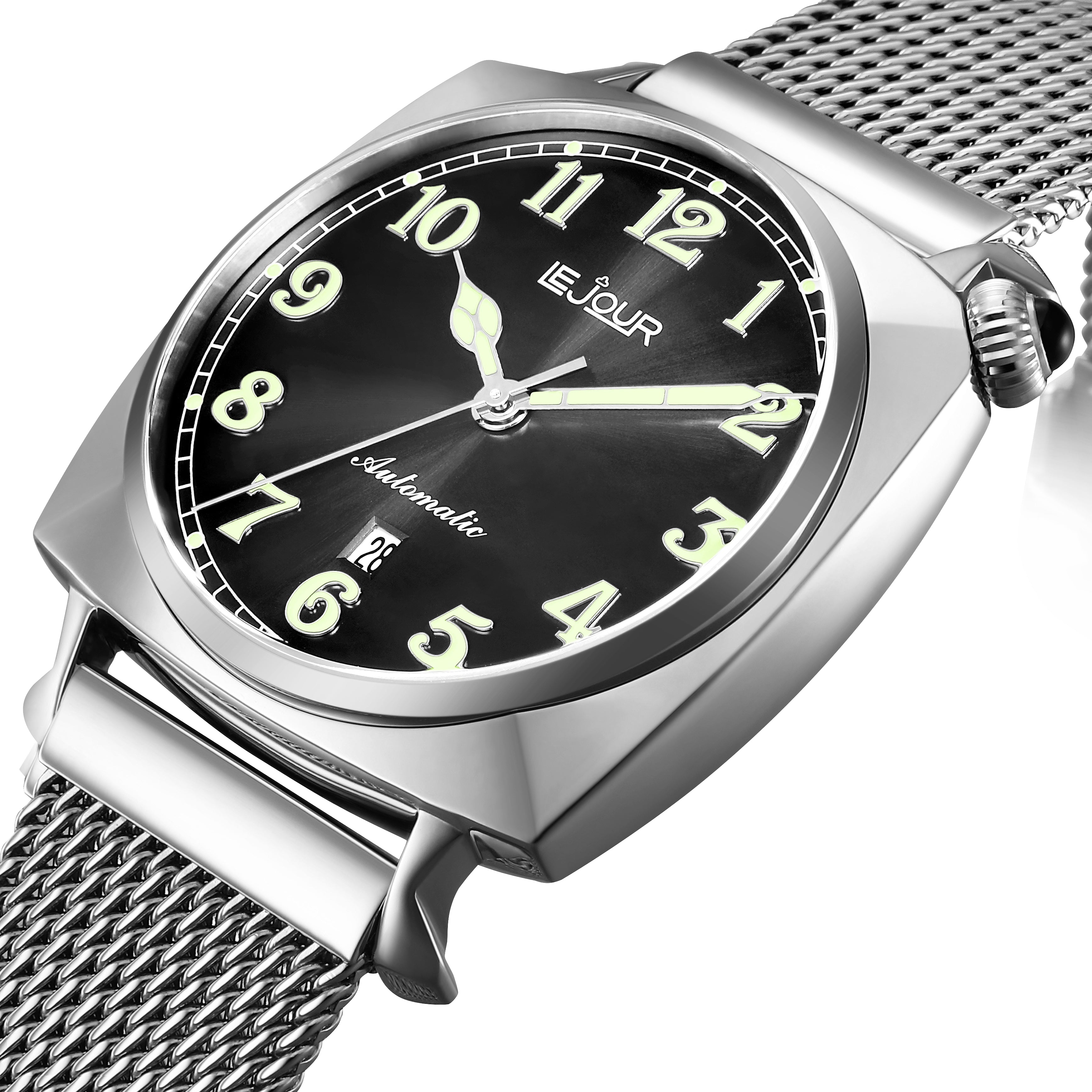 LeJour Heritage LJ-HR-001 orologio automatico nero 42mm