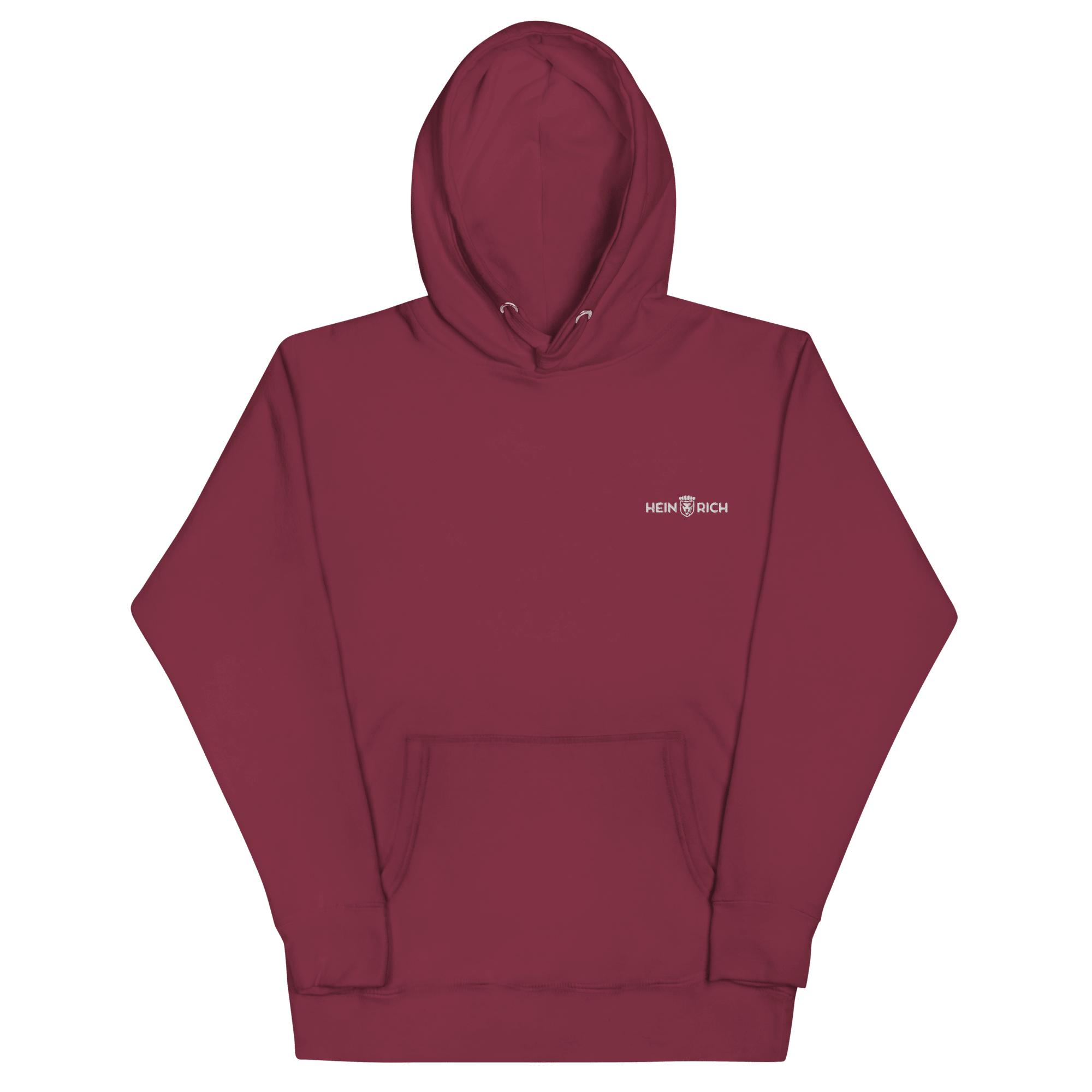 Heinrich Hoodie felpa con cappuccio nera cotone