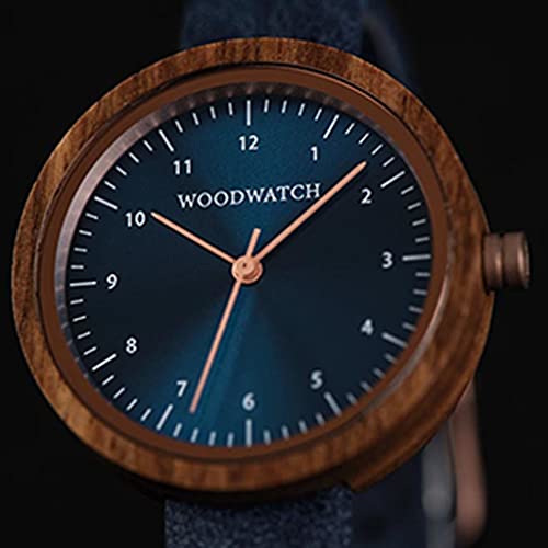WoodWatch Nordic Malmo Navy orologio donna 36mm blu