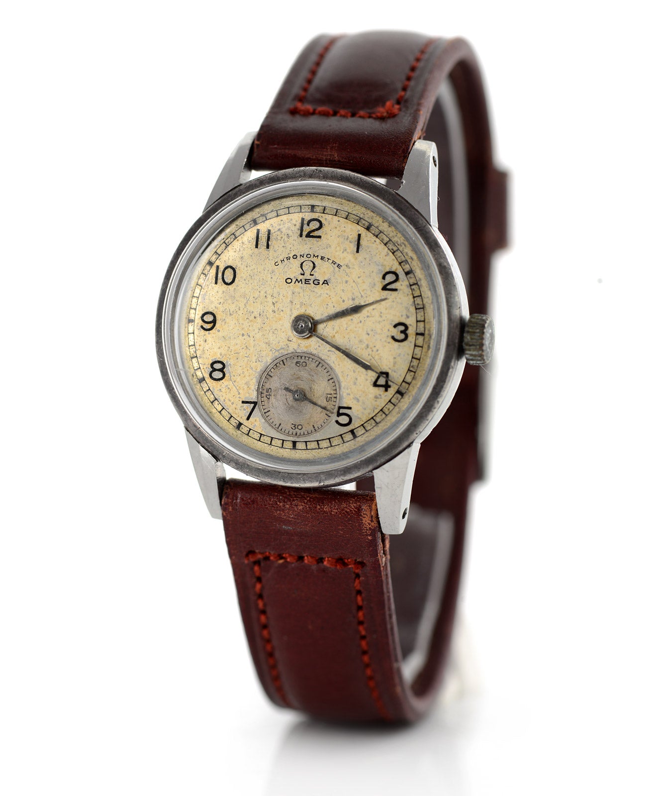 Omega R17.8 Chronometer orologio vintage 30mm 1942