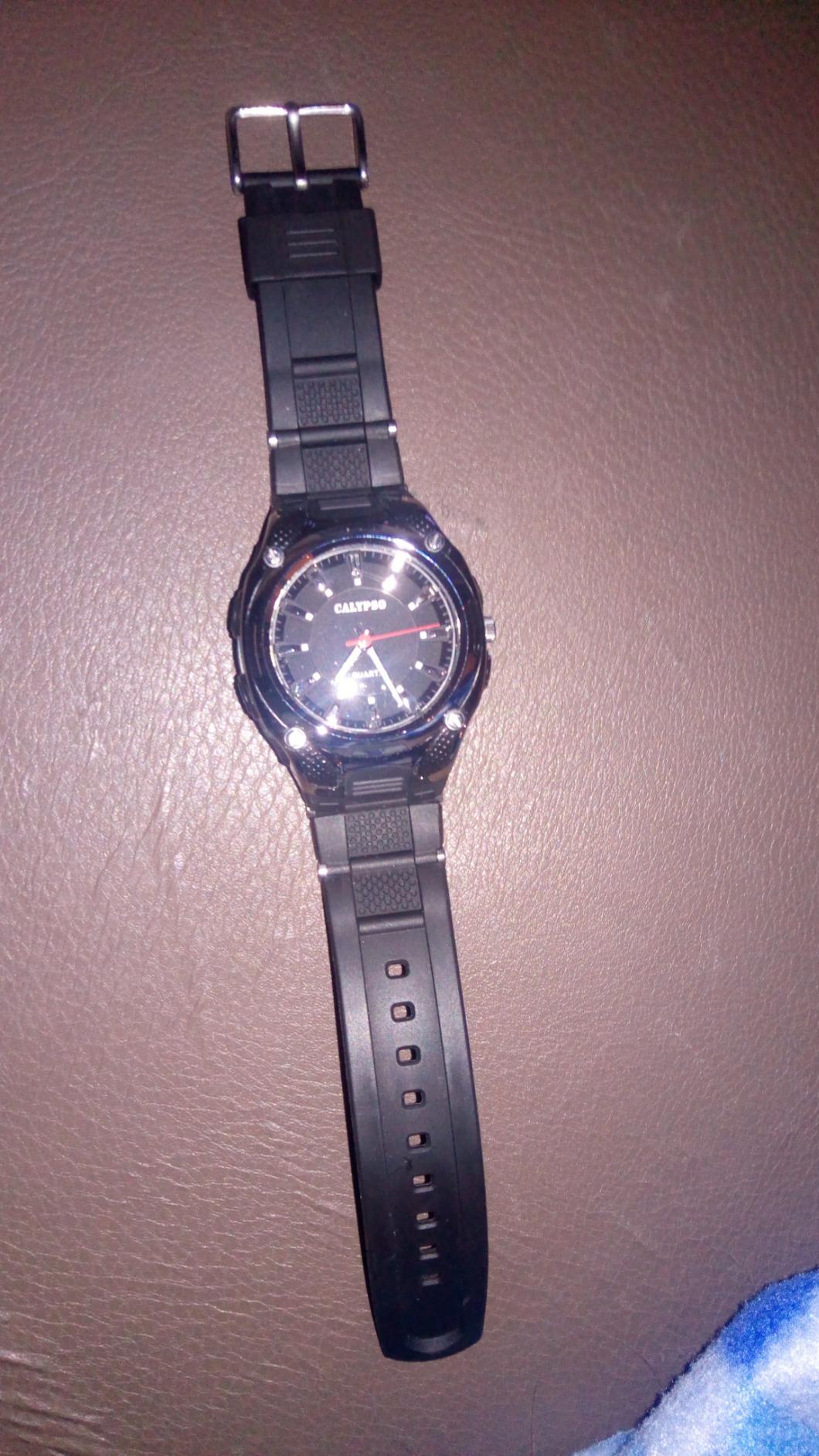 Calypso Basic K5560/2 orologio uomo gomma nero
