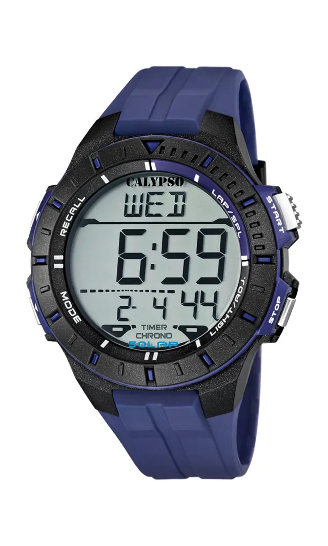 Calypso Urban Digital K5607 orologio digitale blu uomo 10 ATM