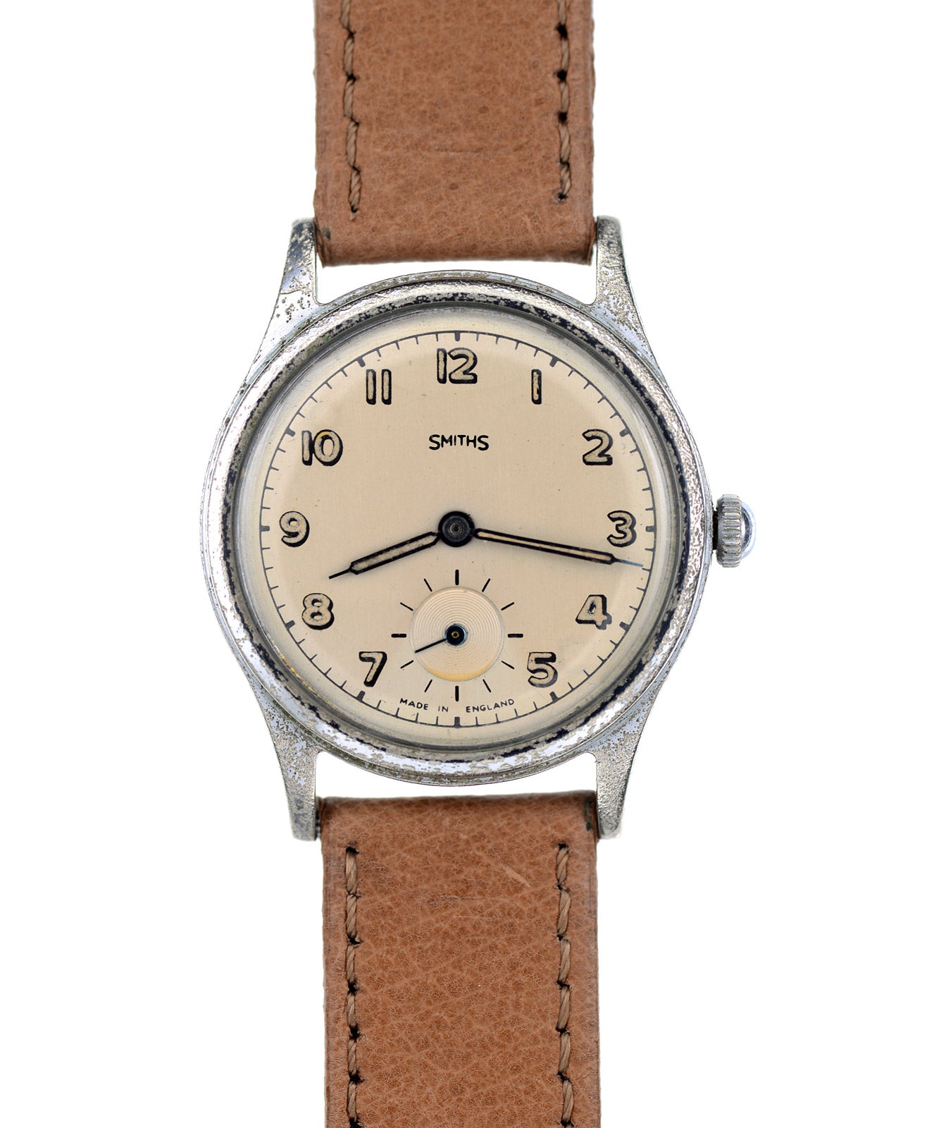 Mr Jones Watches Vintage Smiths Hillary orologio meccanico pelle