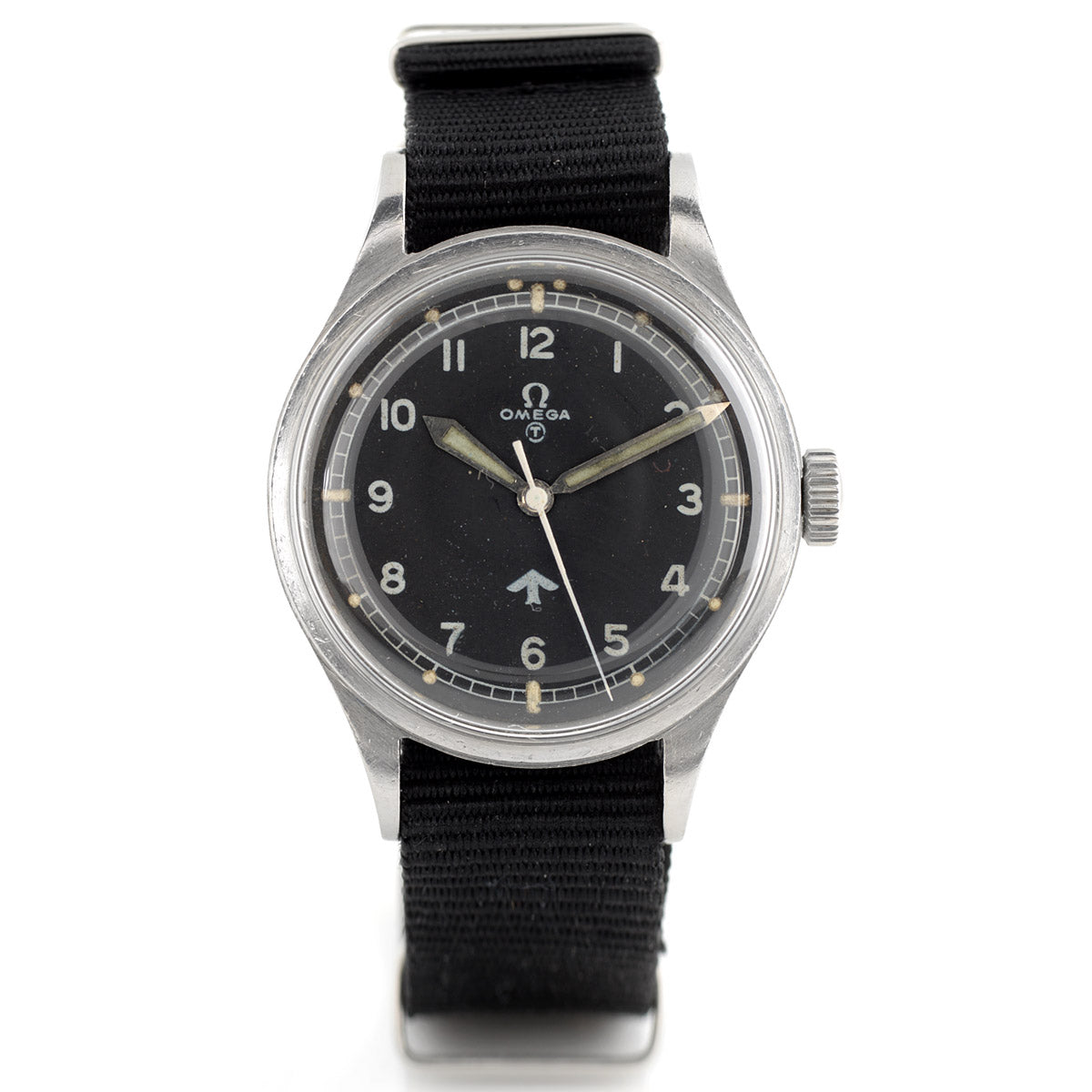 Omega 53 6B/542 orologio militare automatico 37mm