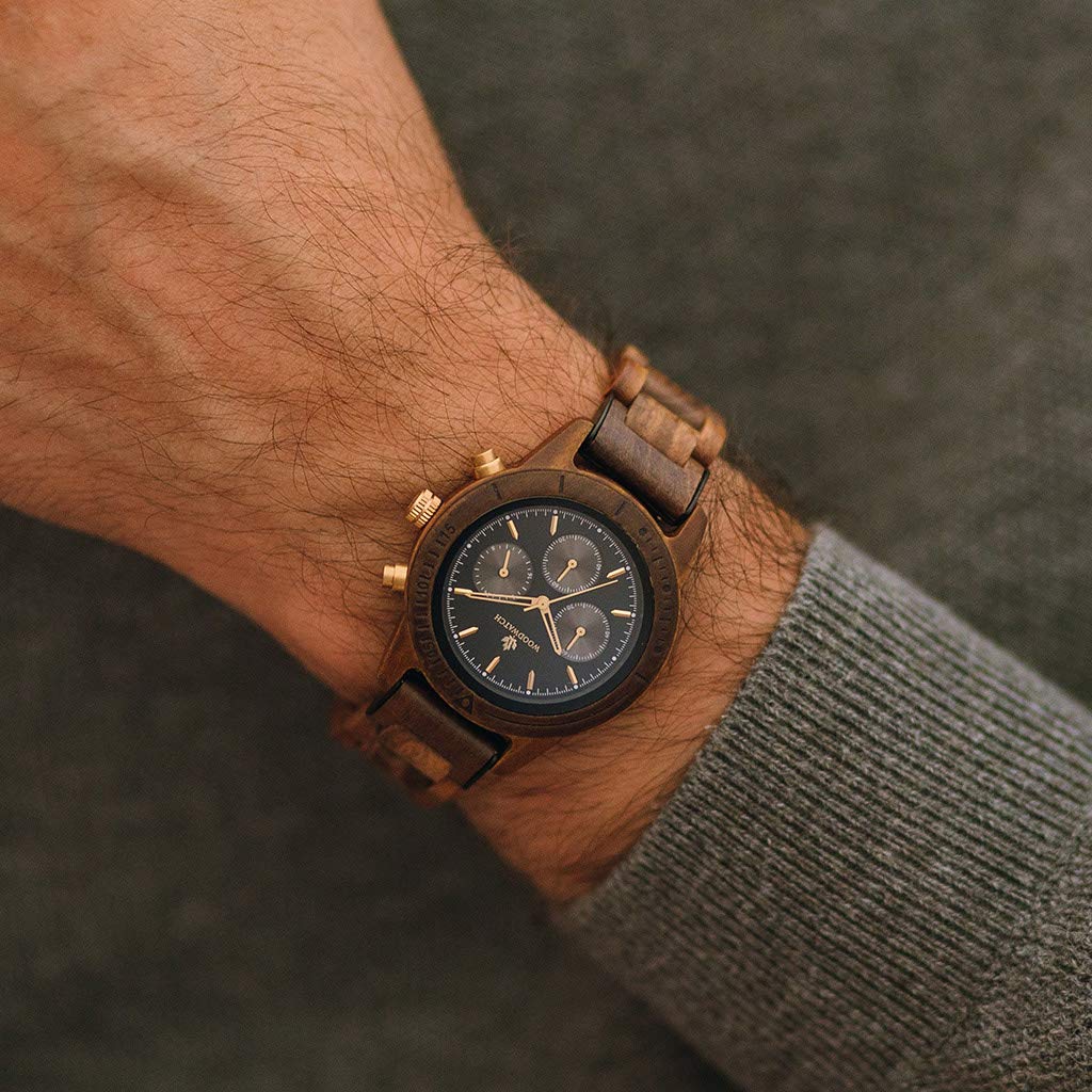 WoodWatch Classic Cosmic Night orologio legno uomo 42 mm