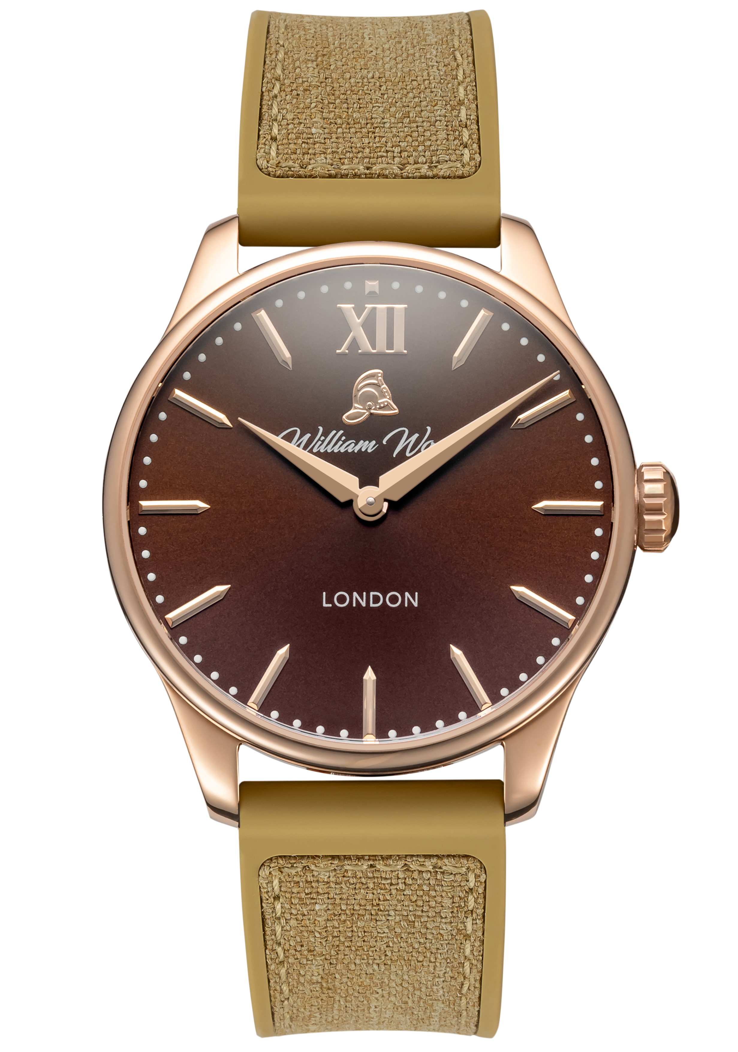 William Wood Chivalrous Chocolate orologio quarzo 41mm marrone